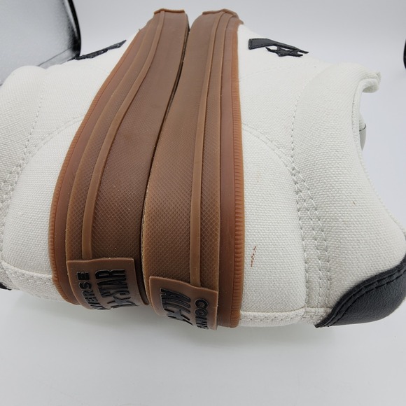 Converse Sport Casual Ox‎ Shoes Mens 10 White Black Low Sneakers NEW PLS READ - Picture 3 of 11